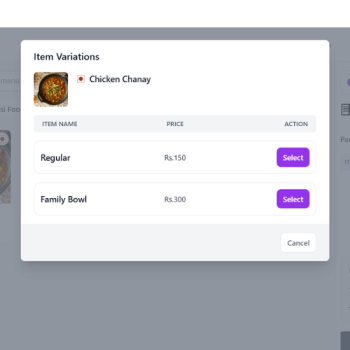 Effortless Menu Management
